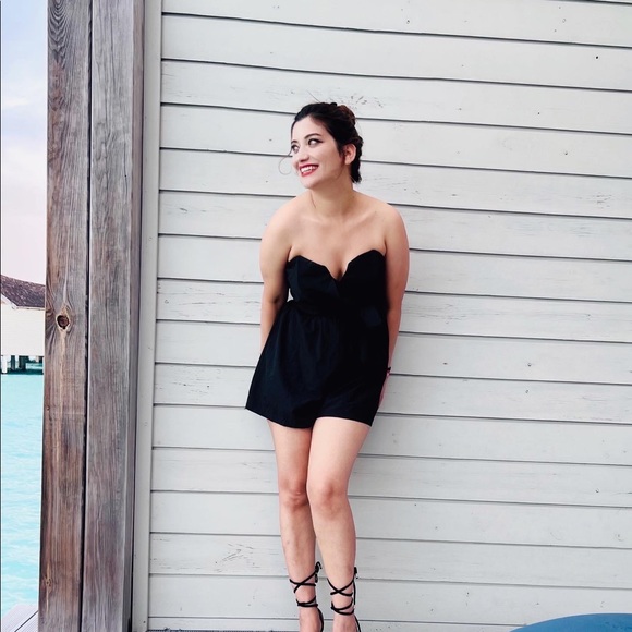 Tube Romper with cute bow - Picture 4 of 6